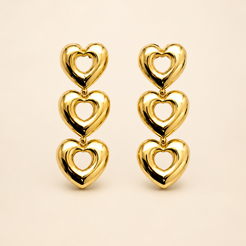Maxi Aretes Corazón