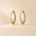 Aretes Almendra Dorada