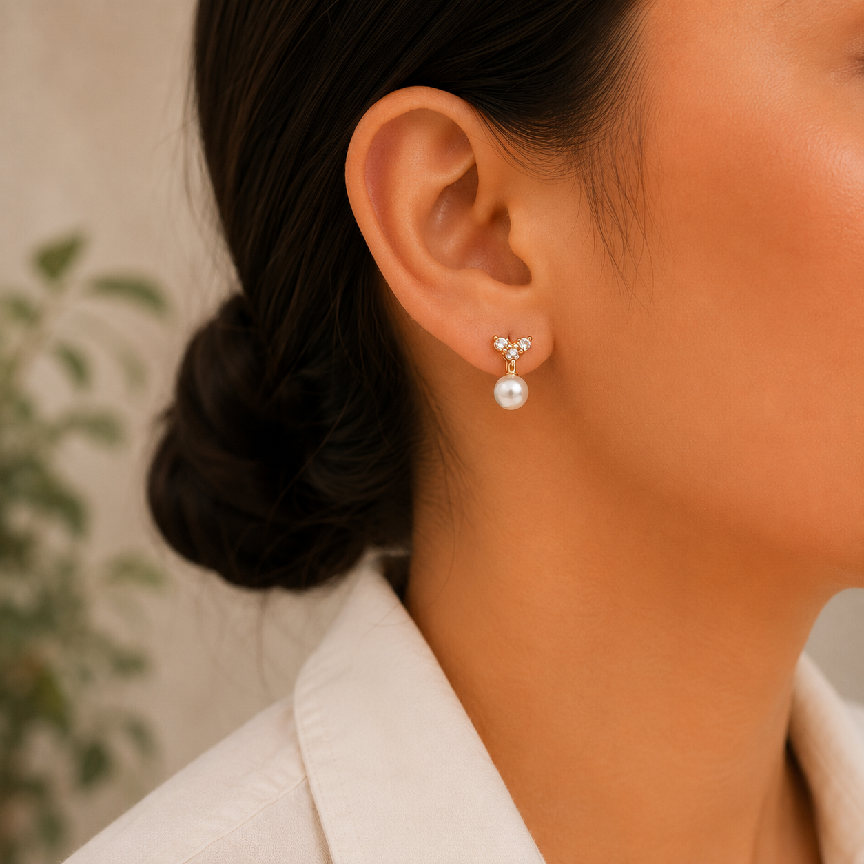 Aretes Aurora Pearl
