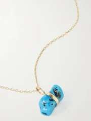 Gold Turquoise Necklace