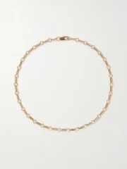 Oblong Gold Choker